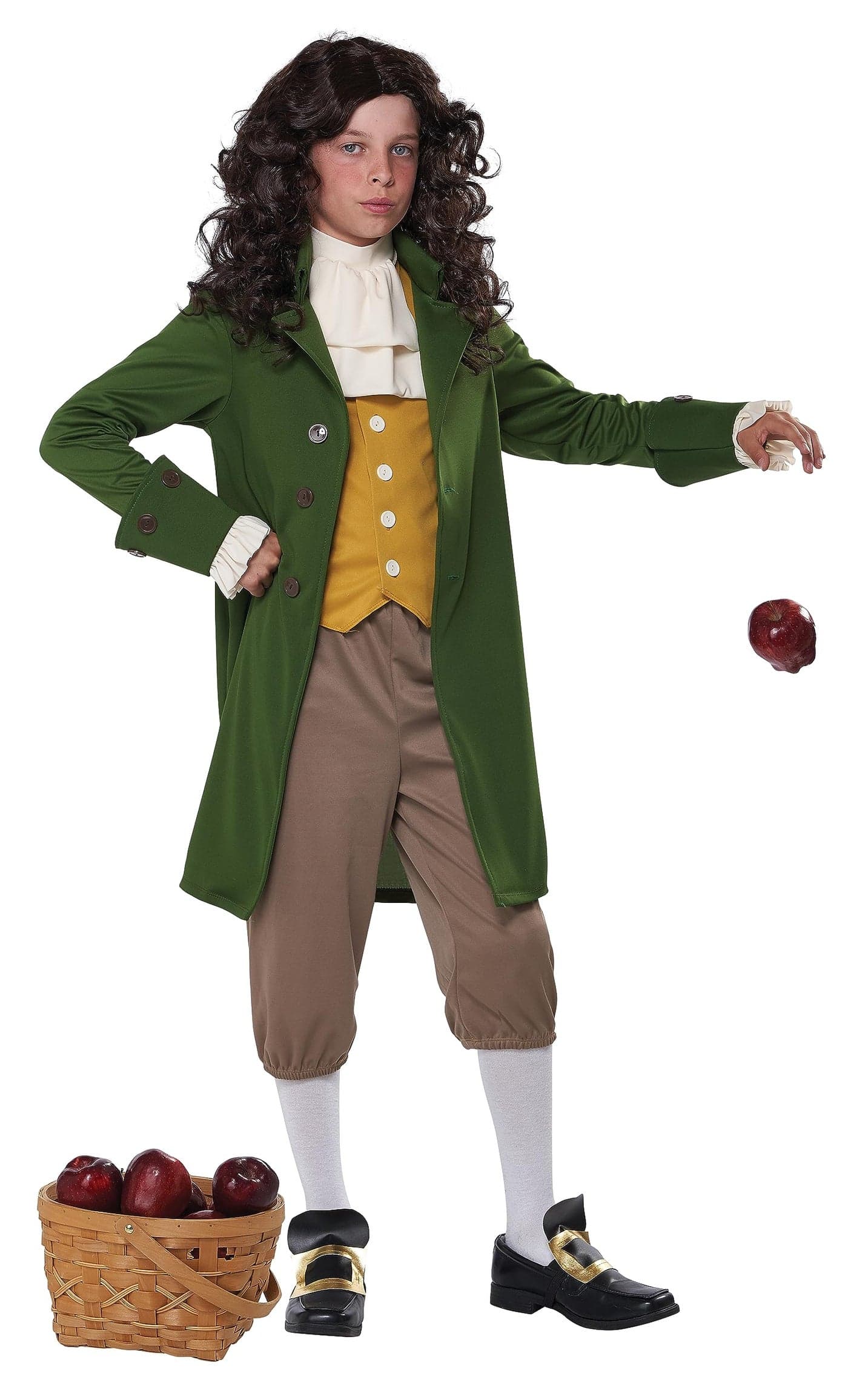 Boys Sir Isaac Newton Costume Medium