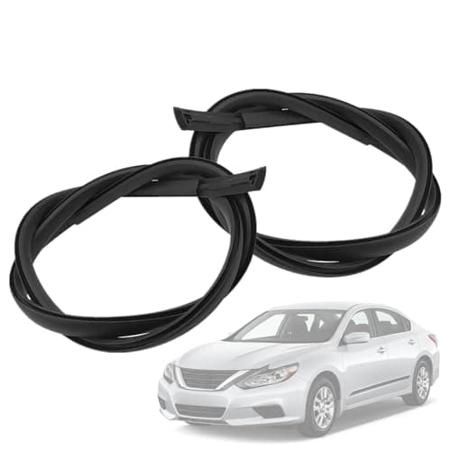 2PCS Left and Right Side Roof Strip Moulding Trim Rubber Fit for Nissan Altima 2013-2018,Roof Drip Trim Replace 73853-3TA0A,73852-3TA0A,738533TA0A,738523TA0A