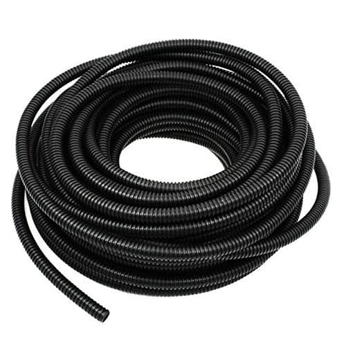 ESUPPORT 3/8 Inch 20 Feet Split Loom Wire Flexible Tubing Conduit Hose