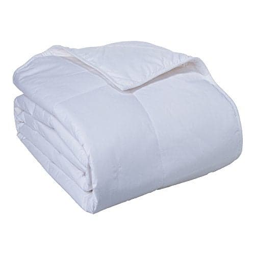 Cottonpure 100% Sustainable Cotton Filled Blanket, Full/Queen, White