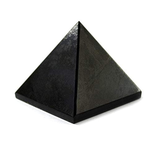 Reiki Crystal Products Natural Black Tourmaline Pyramid for Reiki Healing and Crystal Healing Stone Pyramid Size 30-35 mm (Color : Black) Pack of 1 pc