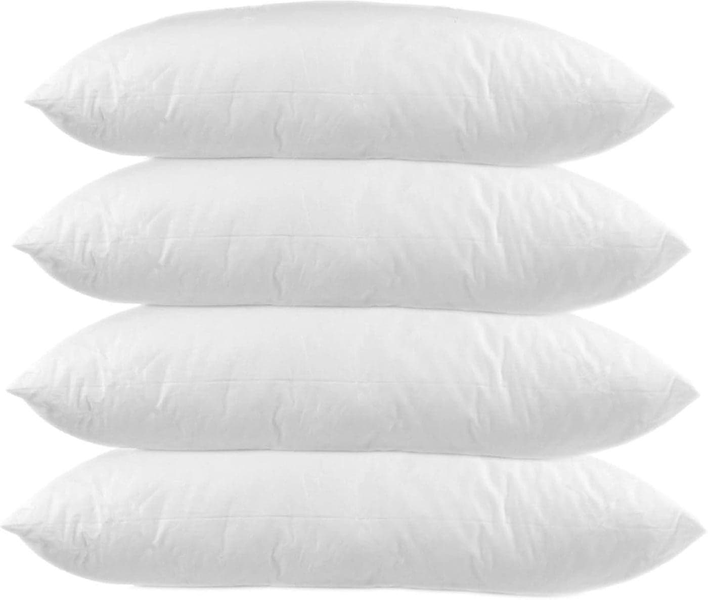 BOOMING PILLOW Polyester Fibre Pretty Sleeping Pillow Pack of 4White 41x64
