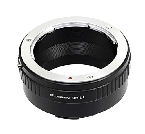 Fotasy CY Lens to L Adapter, Copper, C/Y Mount Lens L Mount, Contax Yashica CY Lense, Compatible with Panasonic S1 S1H S1R S4 S5 Leica SL SL2 TL2 TL Leica T Sigma fp fp L Mirrorless Camera