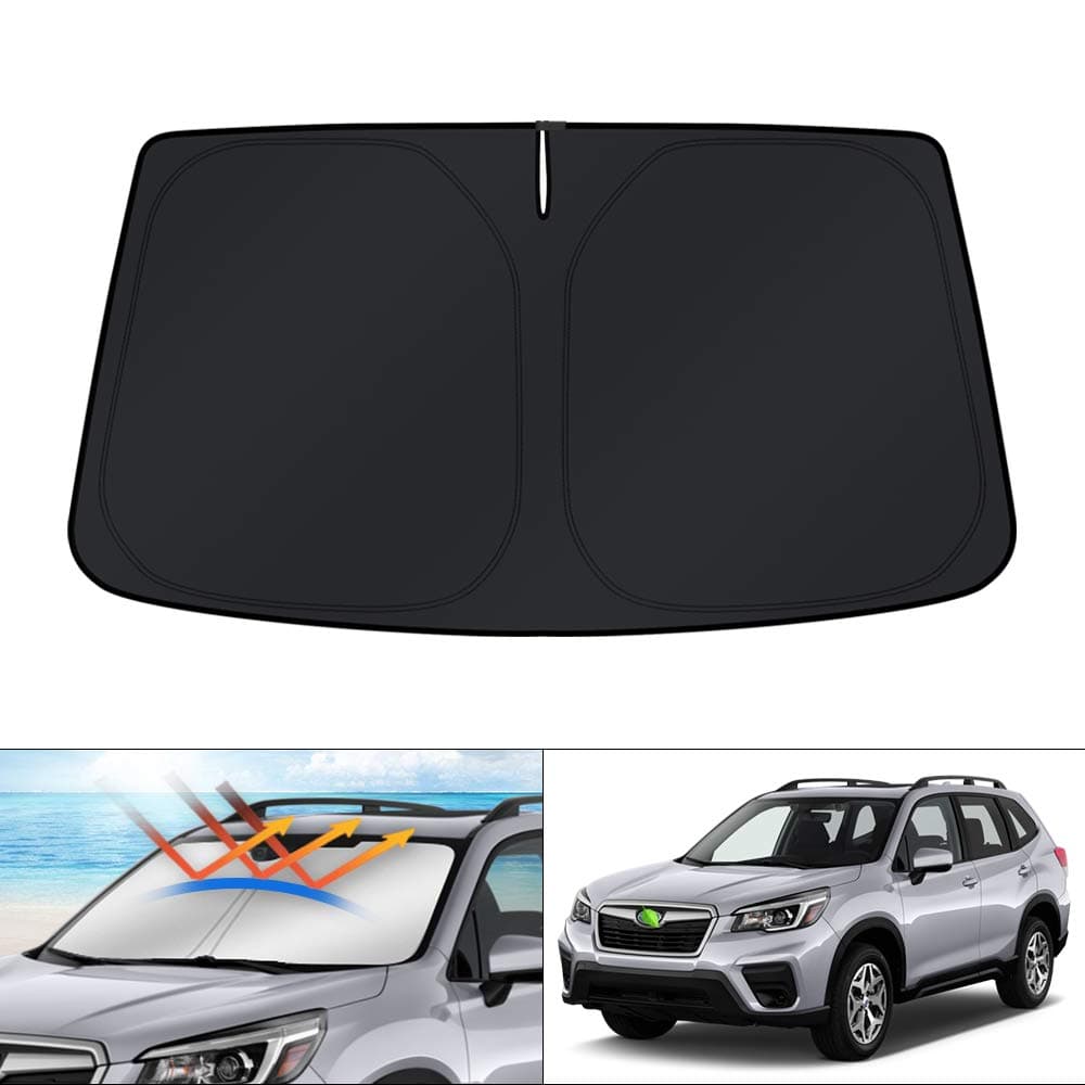 KUST Windshield Sun Shade for 20142018 Subaru Forester Sunshade Foldable Sun Visor Protector Blocks UV Rays Keep Your Car Cooler