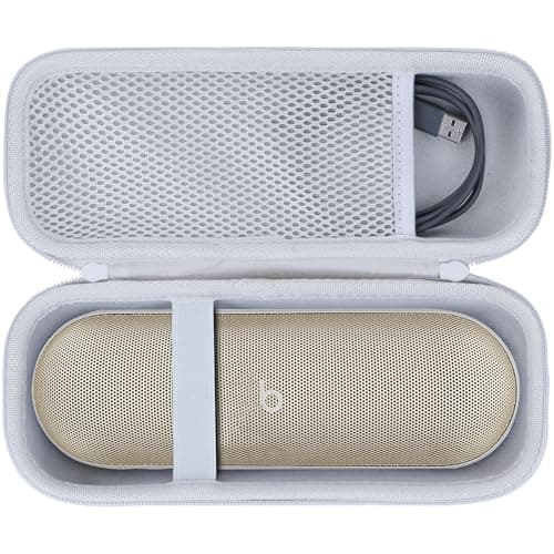 Lebakort Storage Case Compatible with Beats Pill Speaker Silver Gray Case