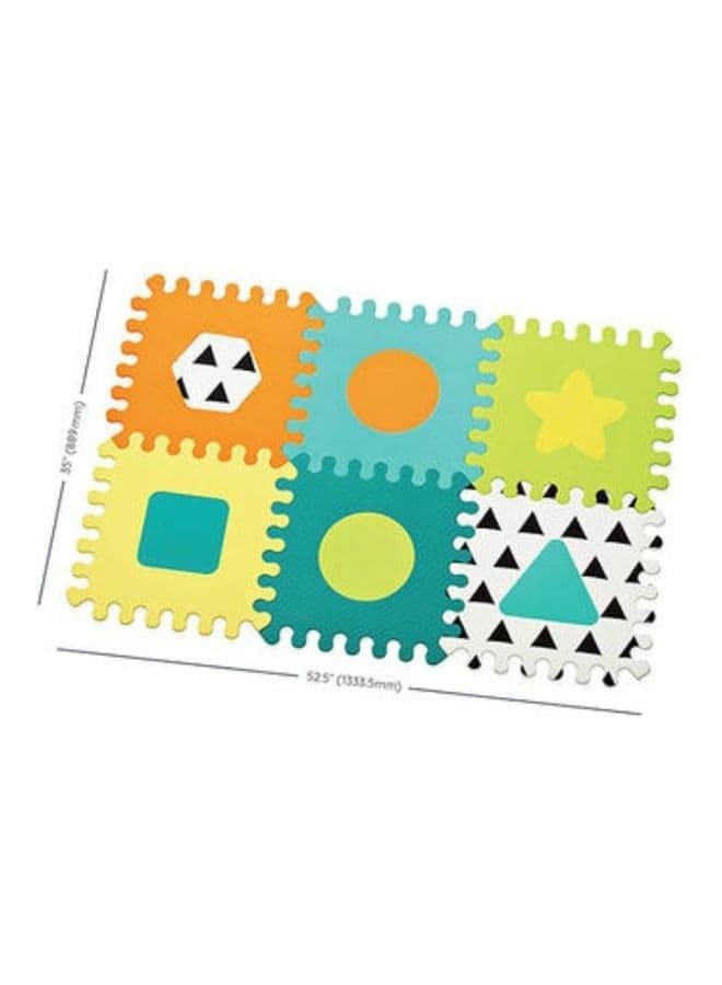 6-Piece Soft Foam Puzzle Mat Set