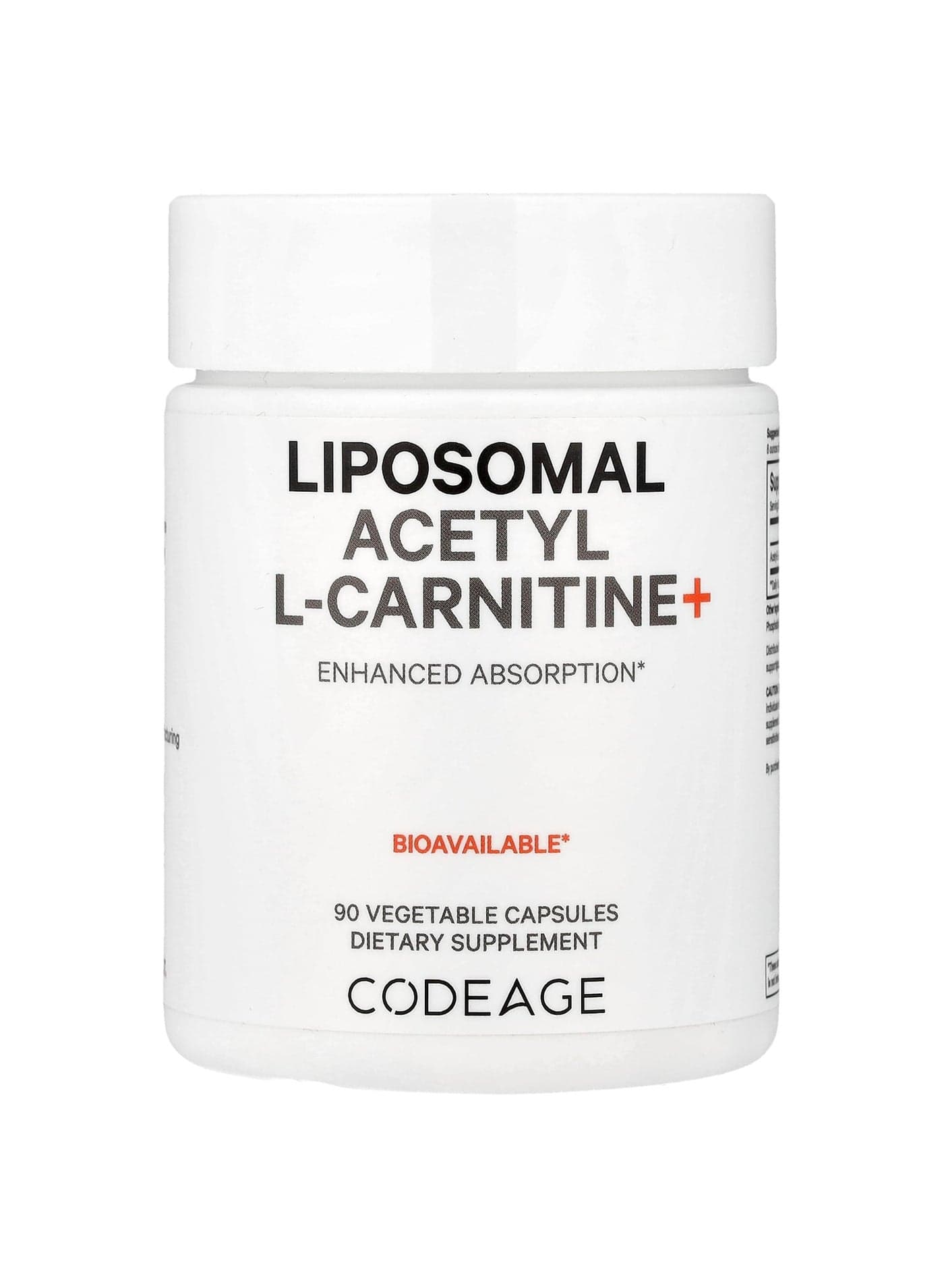 Liposomal Acetyl L-Carnitine+, 90 Capsules (500 mg per Capsule)