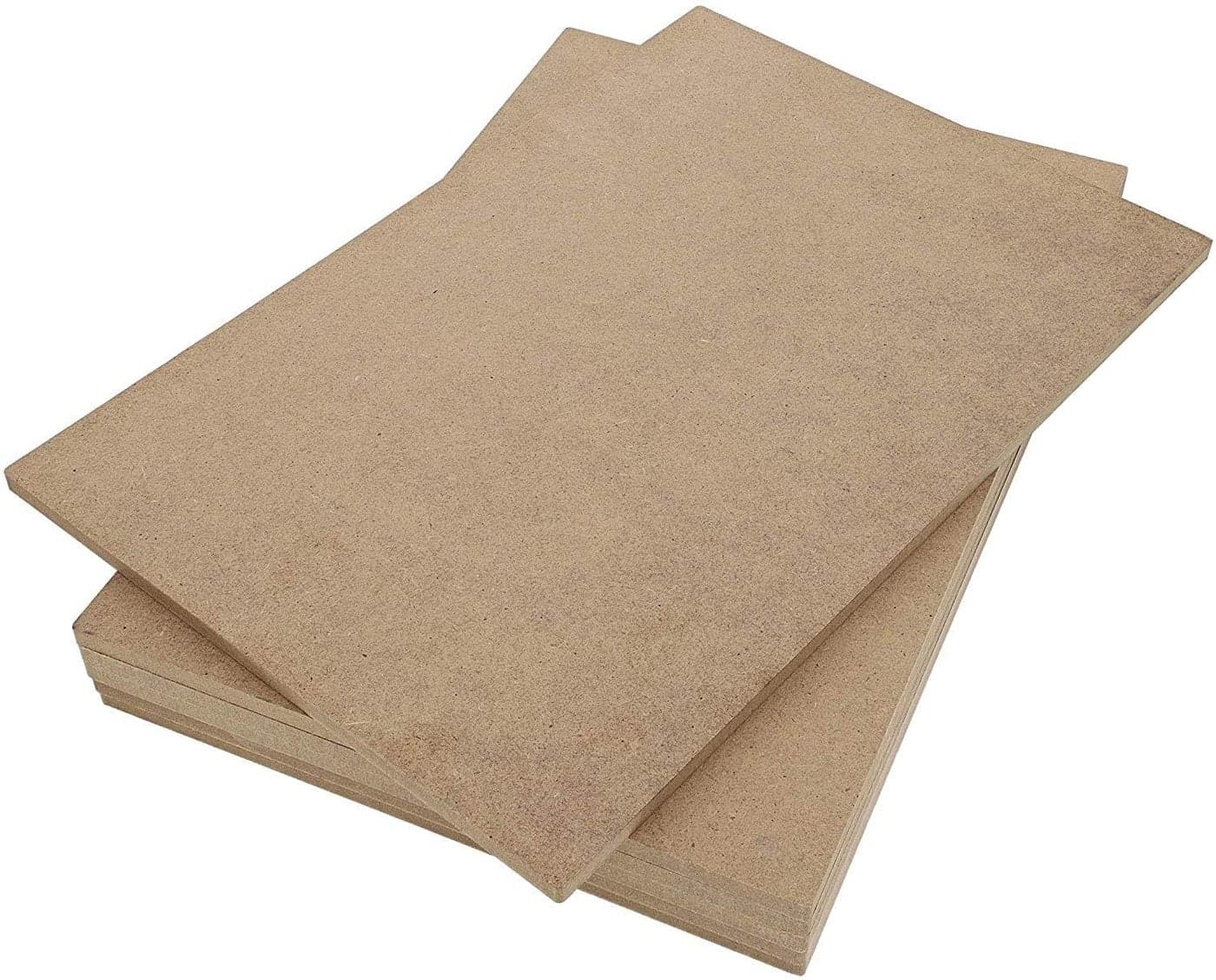 American Elm MDF Craft Sheet 10x12 Inch 11mm Thick Pack of 6 | Raw Unfinished MDF Board for Painting, DIY Craft & Wall Decor | Smooth Surface Art Panel