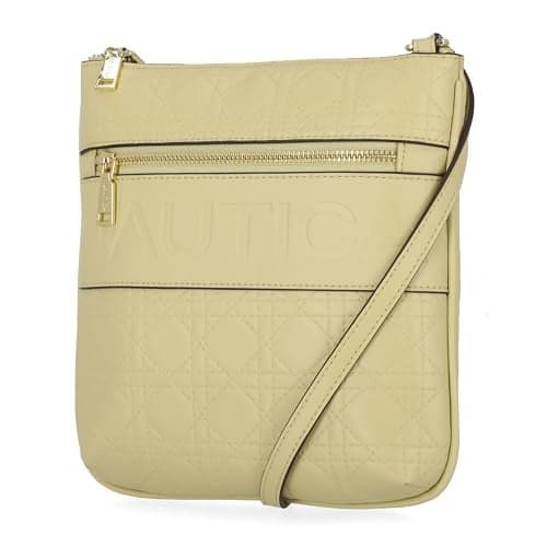 Nautica womens Lakeside Signature Jaquard North South Crossbody Bag