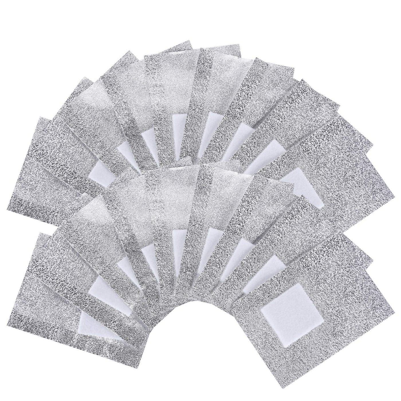 BTYMS 400 Pcs Gel Nail Polish Remover Wraps Nail Foil Wraps Soak Off Cotton Pads Lint Free Finger Nail Wipes