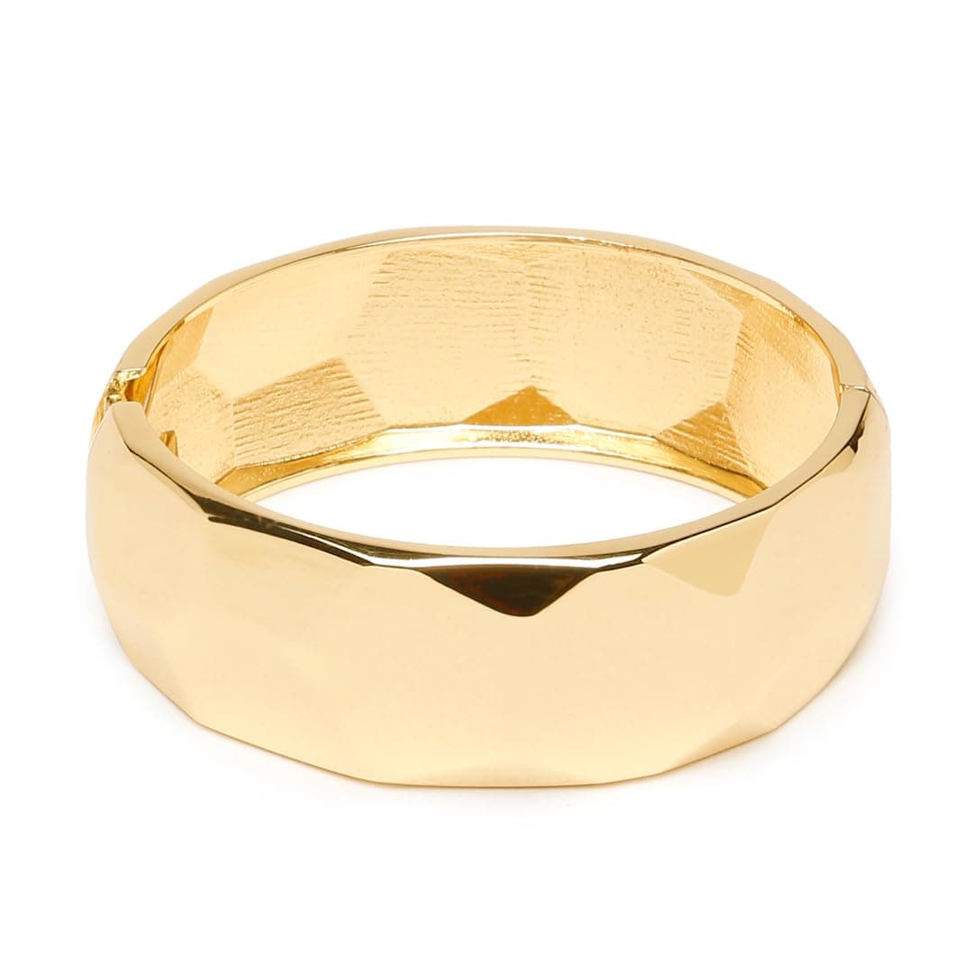 YouBella Jewellery Stylish latest Gifts Gold Plated Bold Look Celebrity Inspired Cuff Bracelet for Girls and Women (Style 3)