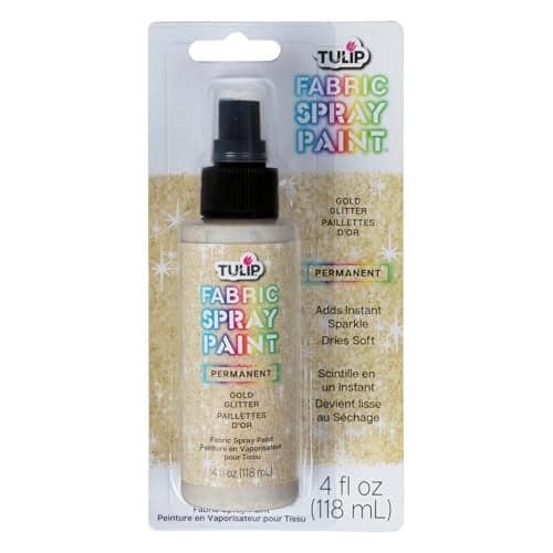Tulip Glitter Spray Paint Glistening Gold 4 Fl Oz Pack of 1