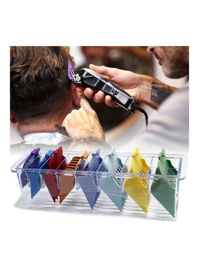 8-Piece Power Generation Comb Special Limit Hair Caliper Multicolour