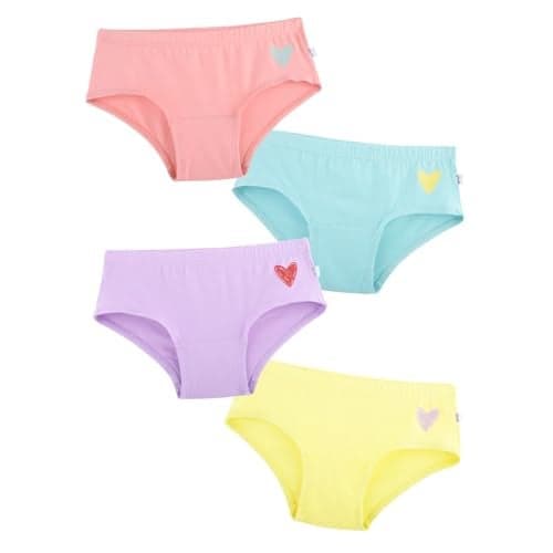 YouGotPlanB Cotton Briefs for Girls | Ages 1–16 | Everyday Panties for Girls | Gentle Waistband | Skin-Friendly | Secure Fit