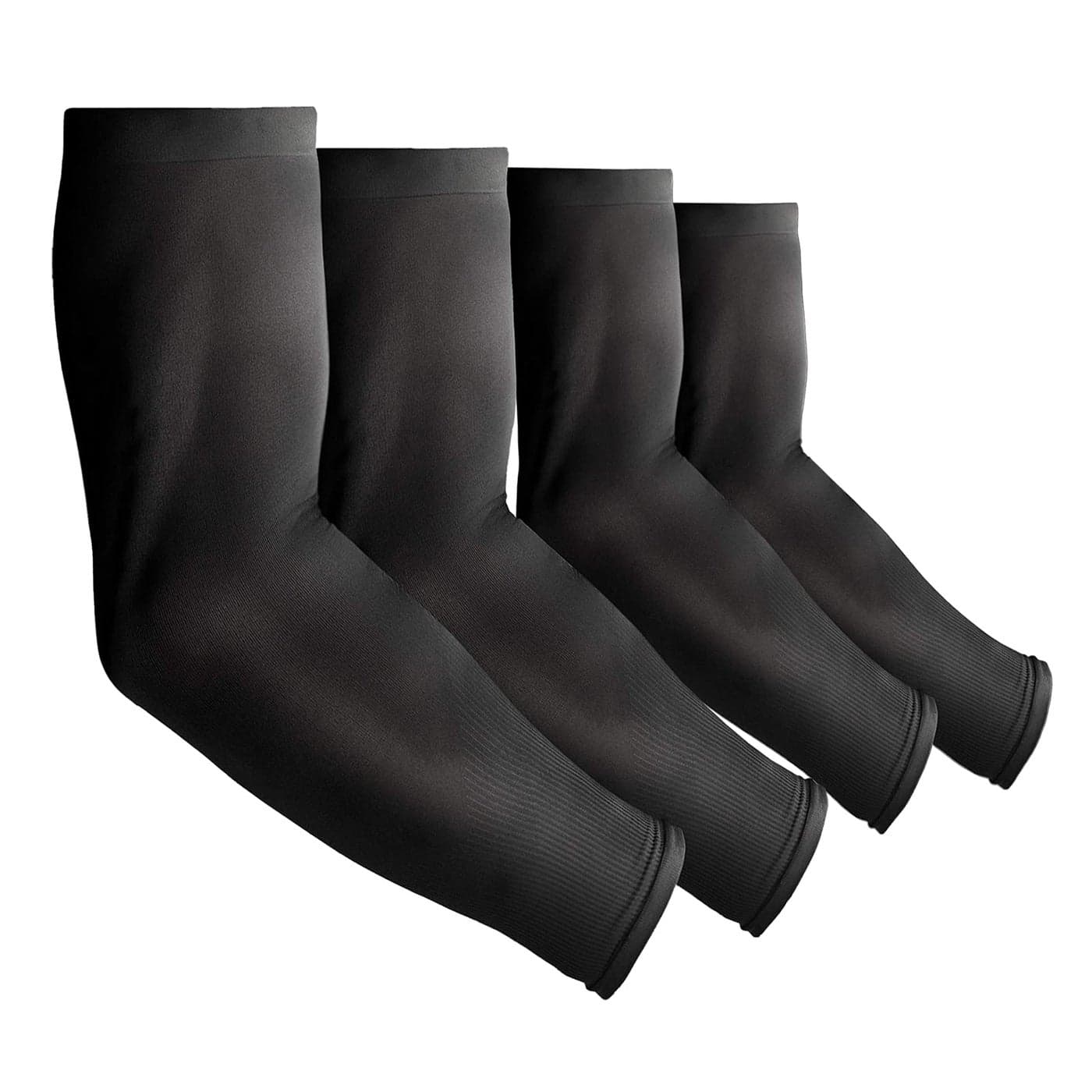 4 Pair UV Protection Arm Sleeves for Men WomenTattoo Cover SleeveCooling Compression Sun Sleeves for Cycling Running Outdoor Sportsblack