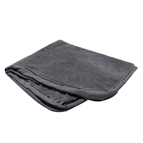 Furhaven Replacement Dog Bed Cover Terry Suede Mattress Machine Washable Gray Jumbo Plus XXLarge