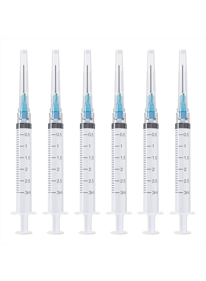 3ML Disposable syringe with Needle, Individually Wrapped (23Ga 25mm/1.0inch, Pack of 20)