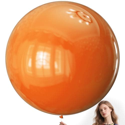 KAWKALSH Orange Balloons 9pcs 36 Inch Large Orange Balloons for Balloon Garland Arch as Birthday Party Decorations Wedding Decorations