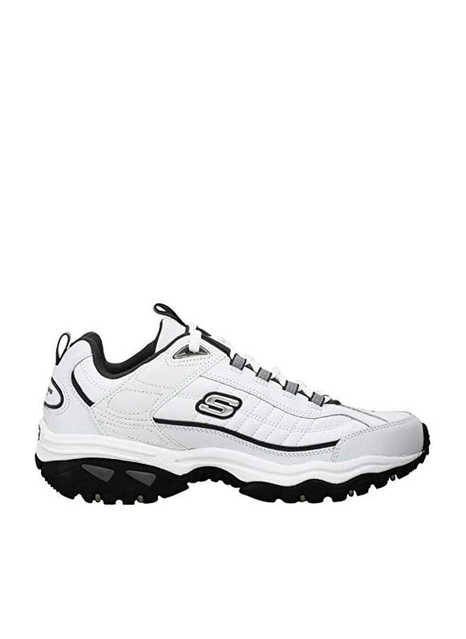 Skechers Men's Energy Afterburn Lace-Up White/Charcoal Sneaker 10 M US