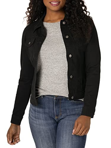Riders by Lee Indigo Women's Denim Jacket, Black, Small