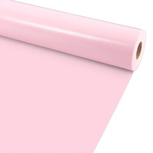 Pink Bulletin Board Roll Pastel Pink Reusable Waterproof Erasable Bulletin Board Poster Non-Woven Fabric Bulletin Board Background for Mother's Day Classroom Decor Wrapping Paper Crafts 15.55" x20ft