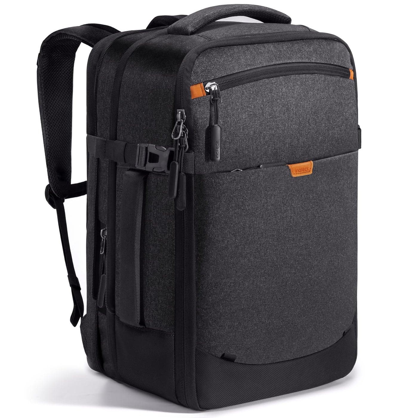 Inateck 17-20L Expandable Travel Backpack, Airline Approved Carry-On,Compatible with 14-Inch Laptops,Splash-resistant 3-Way Cabin Backpack for Low Budget Airlines,Casual Backpack for Business Trip