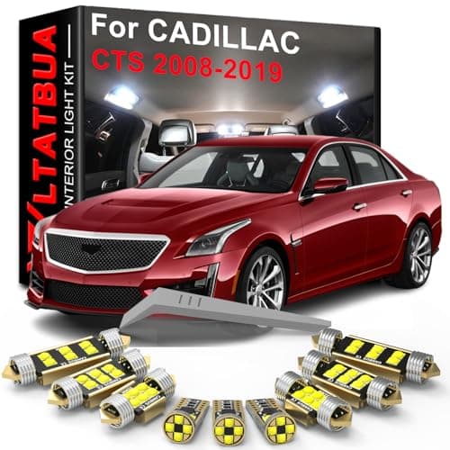 WLTATBUA LED Interior Light Kit Package Replacement for CADILLAC CTS 2008 2009 2010 2011 2012 2013 2014 2015 2016 2017 2018 2019