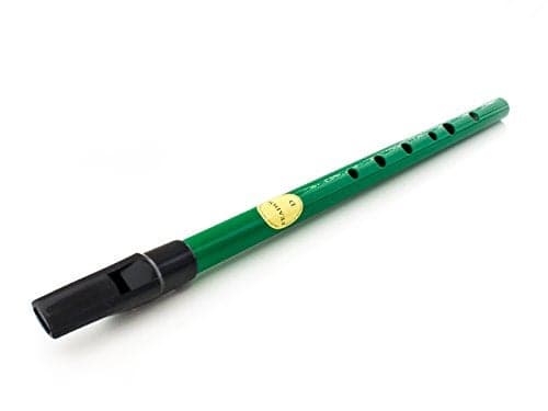 Feadog 'D' Irish Tin Penny Whistle In Green