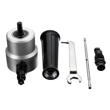 nitya Double Head Sheet Metal Nibbler Cutter Holder Tool Power Drill Attachment