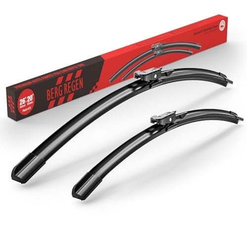 BERG REGEN 26"+20" Windshield Wiper Blades Replacement for Ford Taurus 2010-2018 Toyota Avalon 2005-2012 Lincoln MKS 2010-2016 – Genuine OEM Quality (Set of 2)