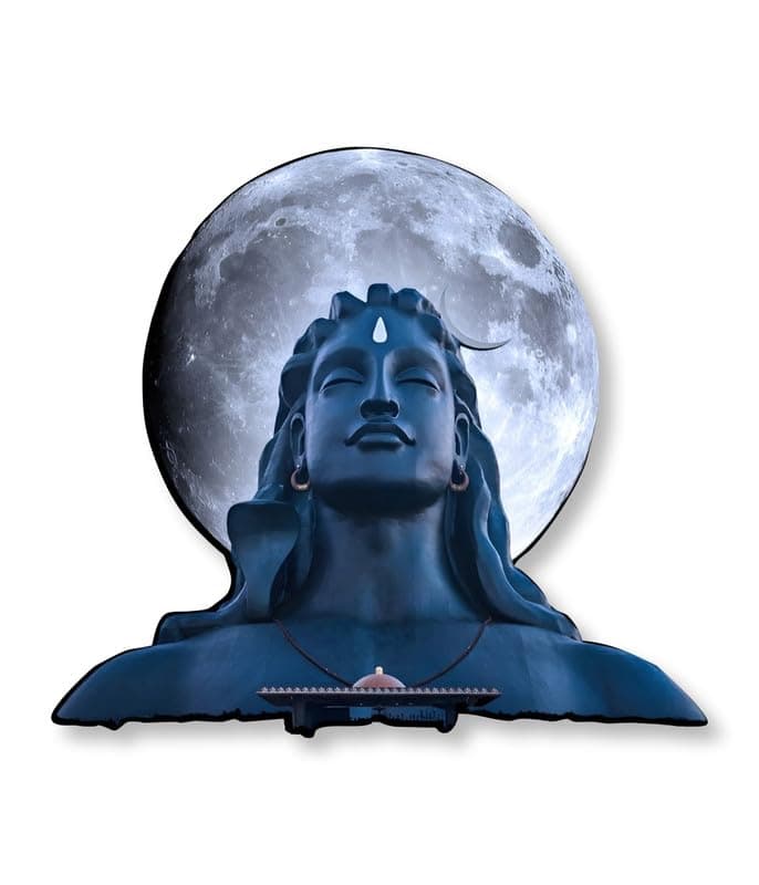 SAF Shiv Adiyogi Photo Refrigerator Magnet Religious Gifts | Fridge's Magnet | Decorative Matt Magnet for Almirah | Office Décor | for home and Office FM-66