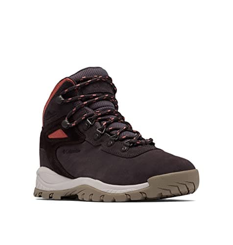Columbia womens Newton Ridge Plus Waterproof Amped Boot Hiking Shoe, Timber/Cinder, 5.5 Wide US