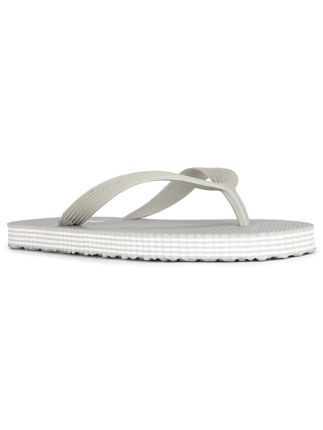 Bata Ortho Comfit Mens Men's Grey Flip Flops - 9 UK (8772949)