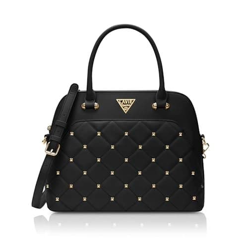 Lavie Signature Women's Stud Elko Satchel Handbag | Satchel Bag for Work | Ladies purse | Stylish Shoulder Bag | Gift For Women