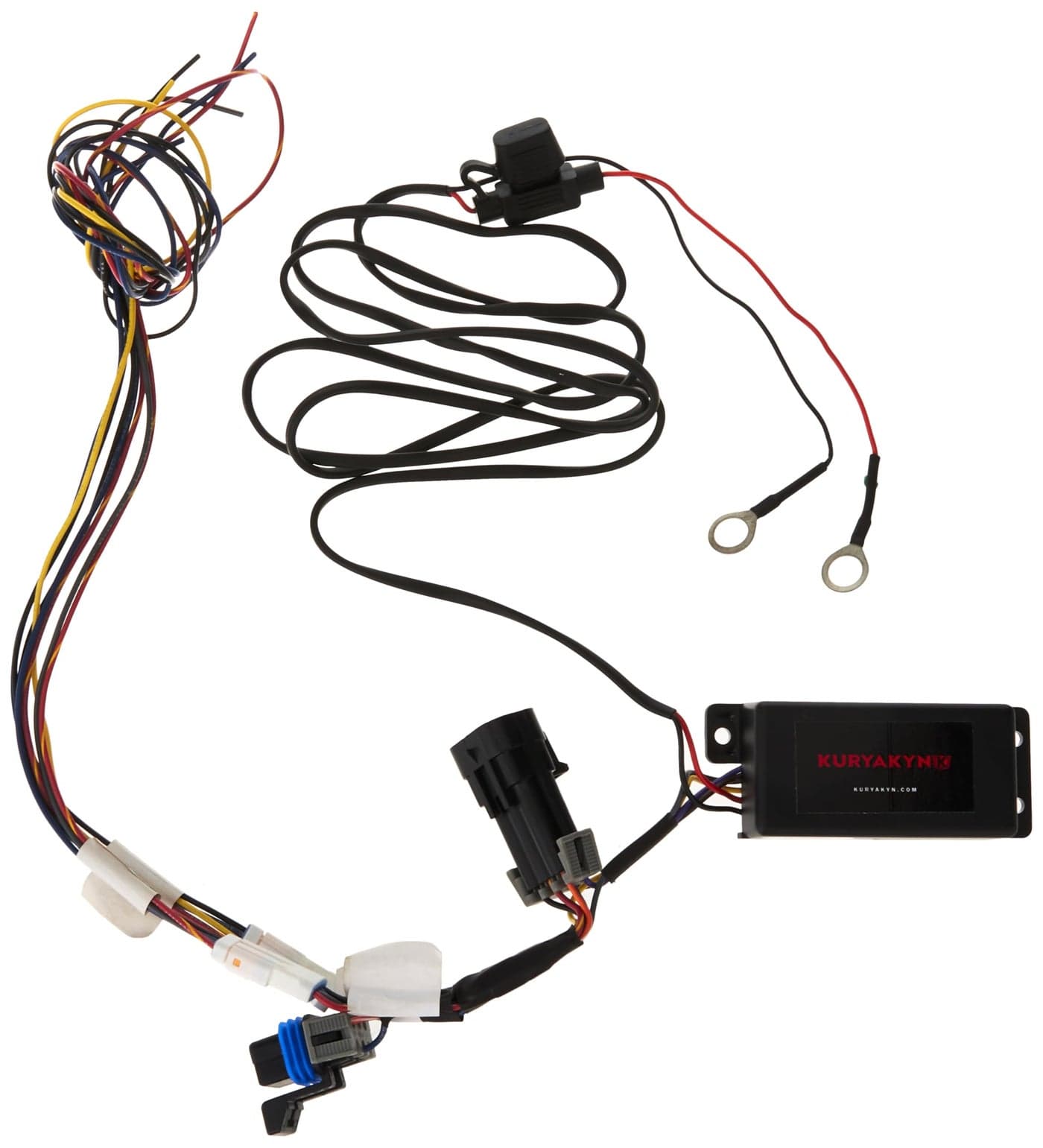 Kuryakyn 2588 Motorcycle Lighting Component Rear LED Turn Signal Splitter Module for 20152019 Indian Scout 4Wire black