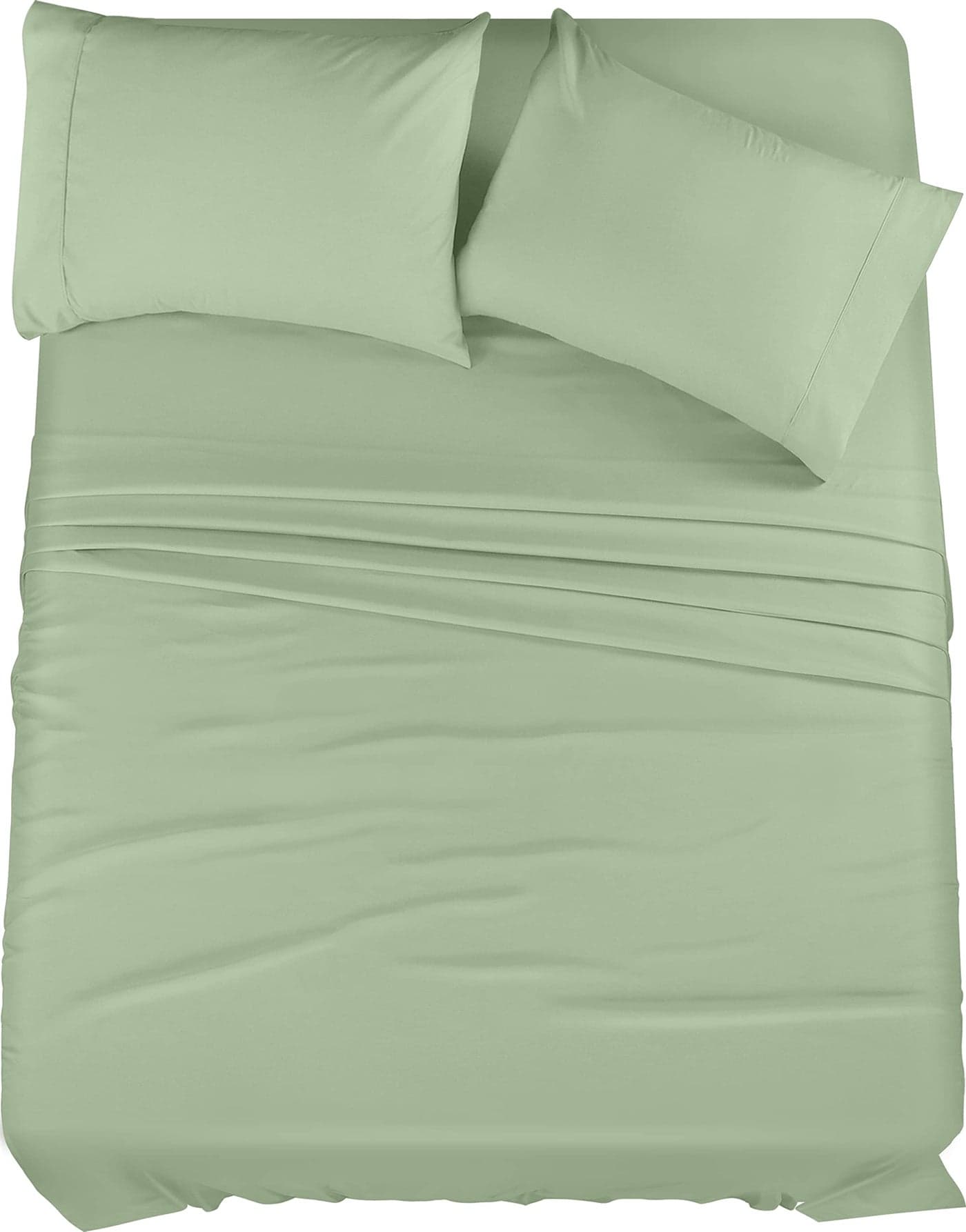 Utopia Bedding Full Sheet Set 4 Piece Bed Sheets for Full Size Bed Soft and Breathable Microfiber Includes 1 Fitted Sheet 1 Flat Sheet and 2 Pillowcases Sage