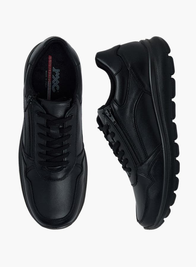 Men Leather Comfort Sneakers