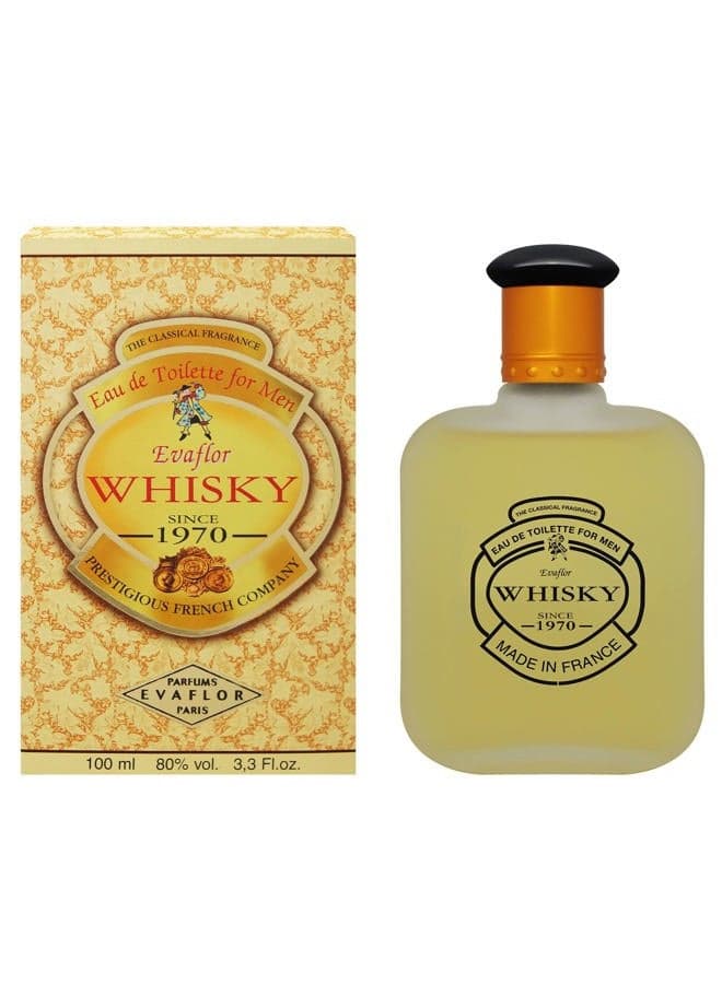 WHISKY FOR MEN • Eau de Toilette 100 ml • Men's perfume • Spray • EVAFLORPARIS