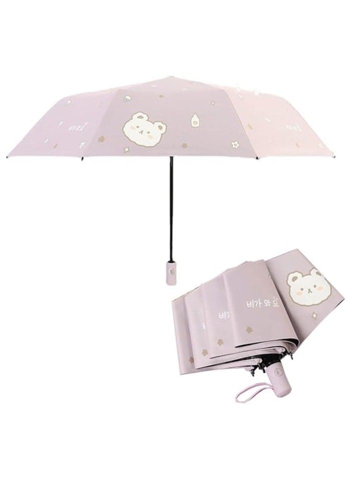 Umbrella, Windproof Travel Umbrella, Compact Folding , Reverse Automatic Umbrella, Inverted Folding Umbrella, Automatic Opening and Closing Ladies Men