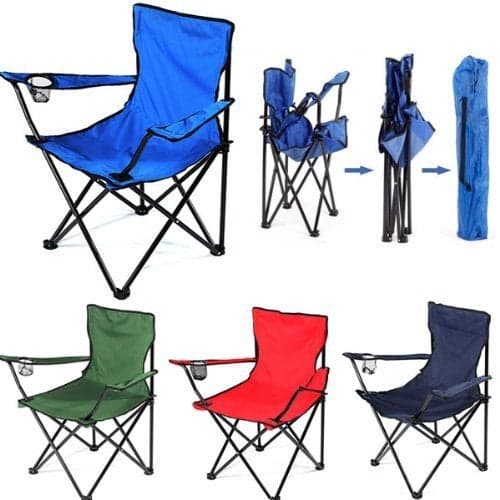 T P J Folding Chair Big Portable Foldable Camping Chair for Fishing Beach Picnic Outdoor Chairs