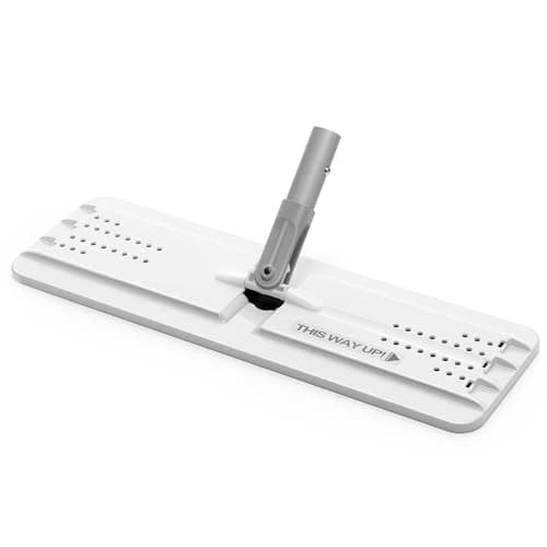 JOYMOOP 13" Microfiber Flat Mop Head Replacement Pad for Floor Mop, White, 1 Pack