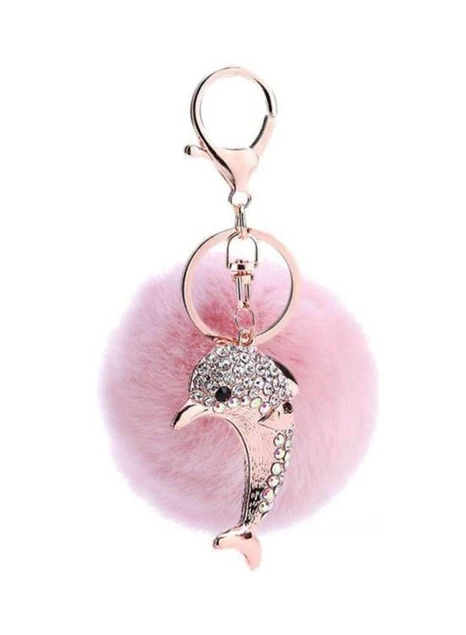 Lady Animal Dolphin Keychain