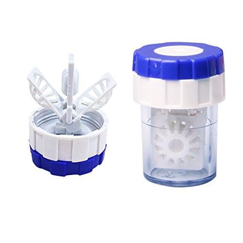 Visions India Spin & Clean Anti Bacetria Leak Proof Contact Lens Storage Case. (2 Pcs)