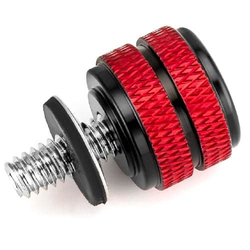 Mofun TwoColor Seat Bolt Mount Screw 1420 Thread Aluminum Compatible with Harley Touring Sportster Dyna Softail Street Trike 19862026 Models