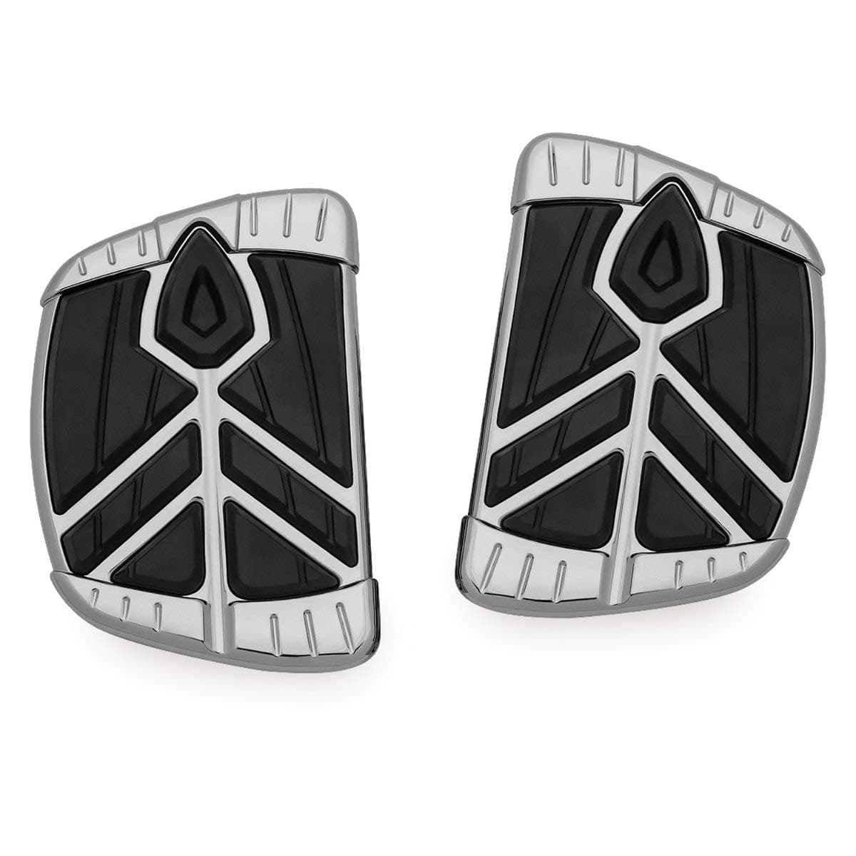 Kuryakyn 5652 Motorcycle Foot Control Component Spear Mini Board Floorboards Chrome 1 Pair