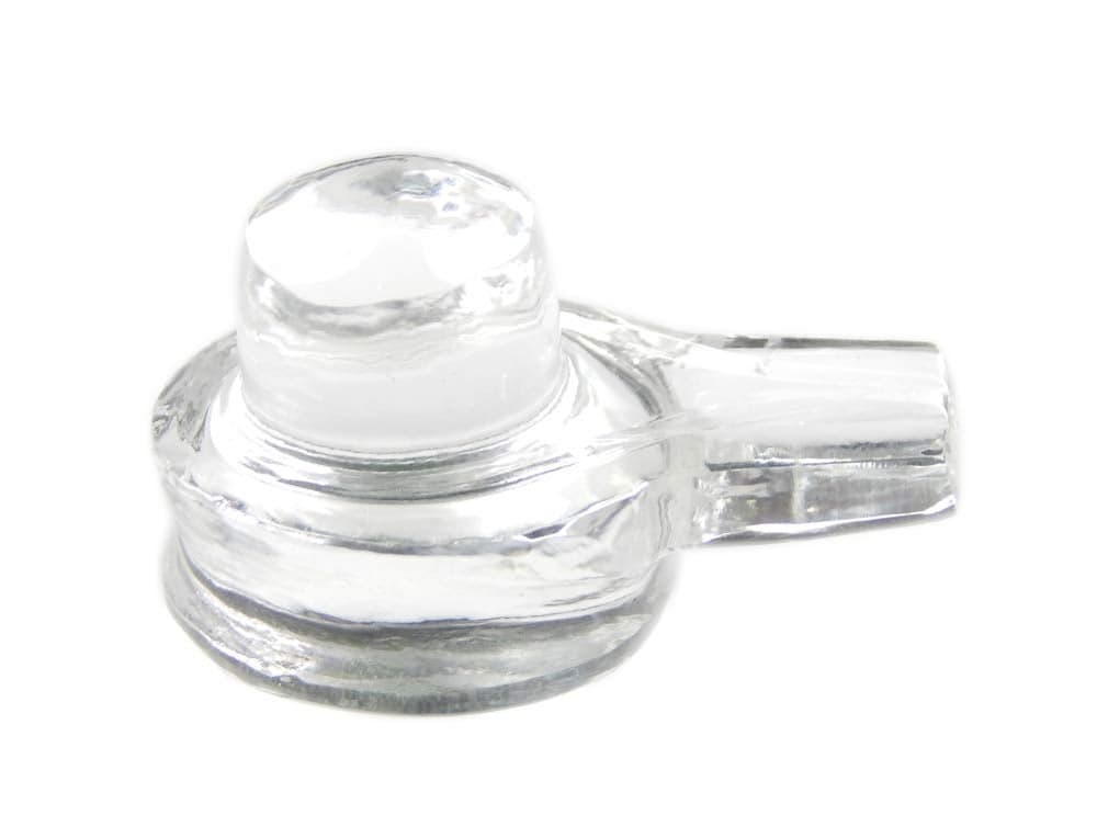 Myhealingworld Crystal Shivling Statue Sculpture Natural Clear Quartz Gemstone Size 2 x 3 x 2 cm Approx