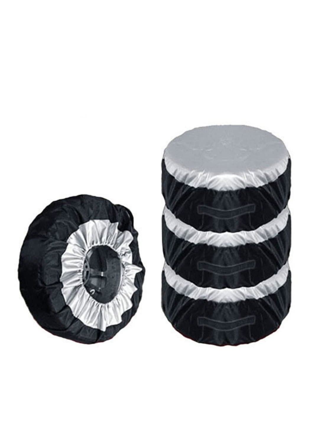 4 Pcs Spare Wheel Cover Set, Waterproof And Uv-Resistant For Cars, Trucks, Trailers - Comprehensive Protection Your Tires (80 Cm * 47 Cm)