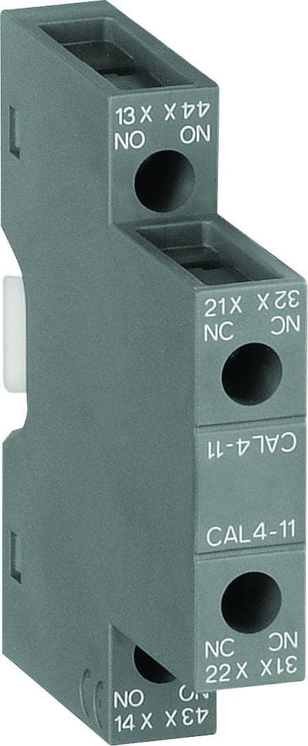 ABB CAL411 Auxiliary Contact Block 1NO1NC 400V 3A