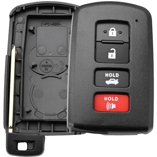 Sianxaido 89904-06140 Key Fob Shell Case Compatible with Corolla 2014-2020 Camry 2012-2017 Avalon 2013-2018