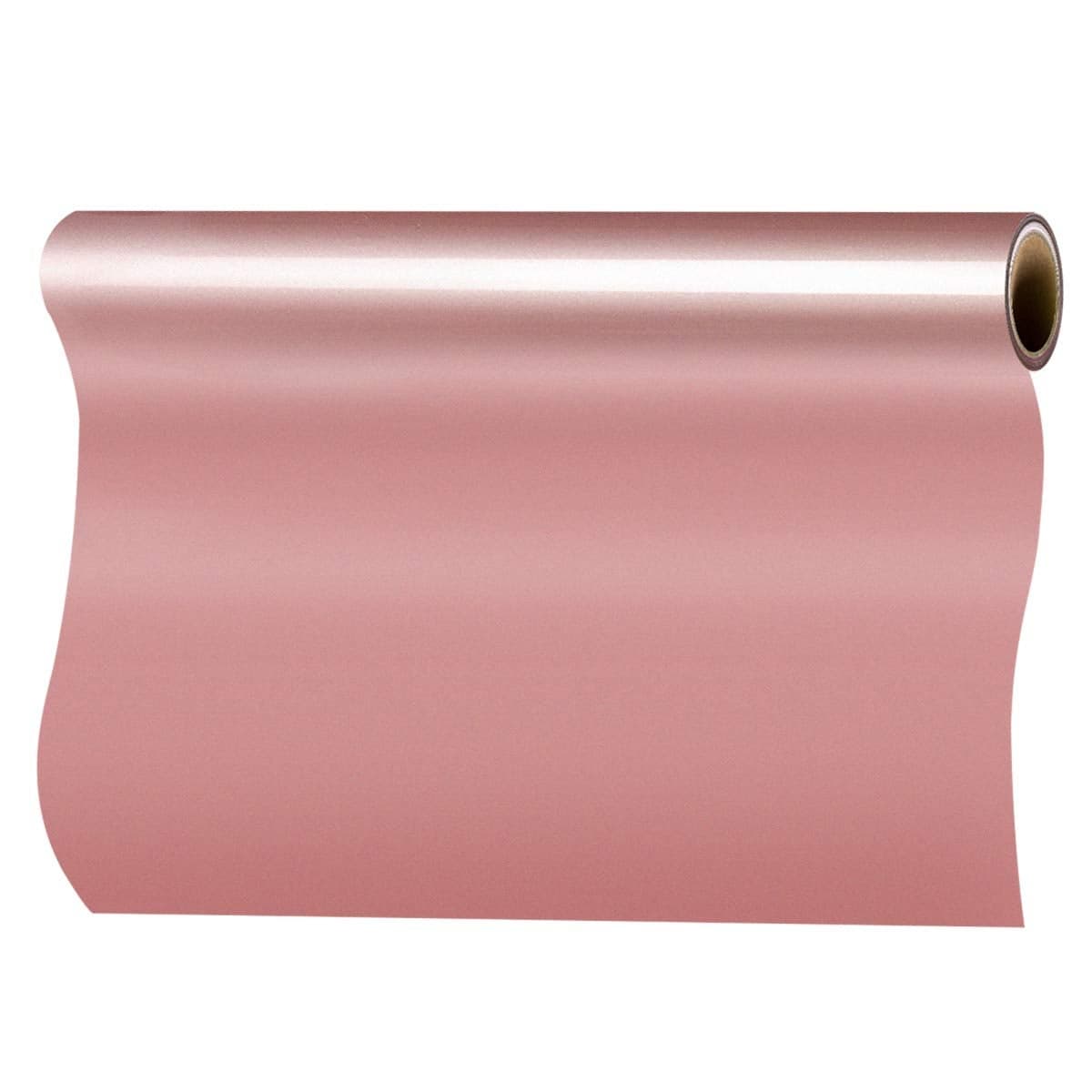 HTVRONT Heat Transfer Vinyl Rose Gold HTV Vinyl Roll for T Shirt 12in x10ft Iron on Vinyl Easy to Cut Weed for Heat Vinyl Design